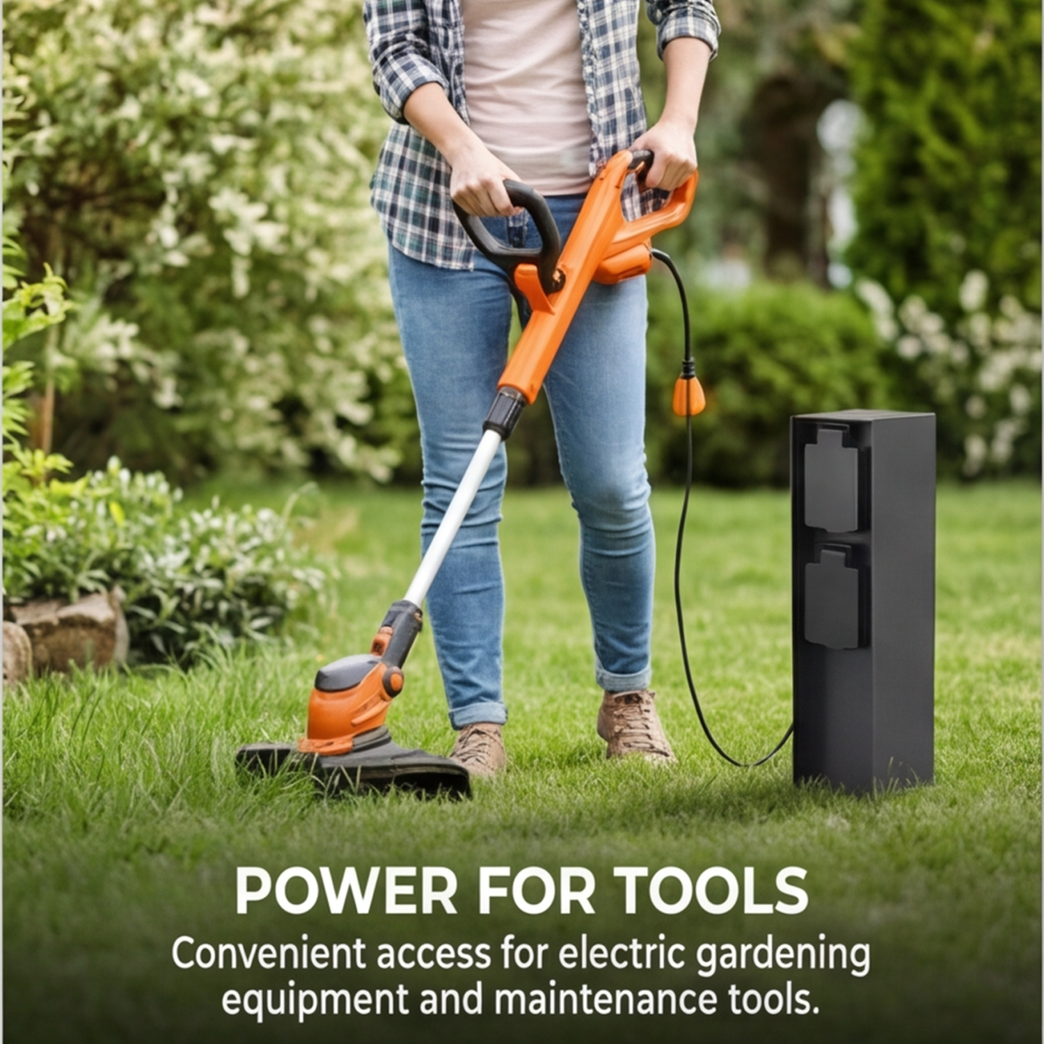 Outdoor Power Inlet Box - FUNAYA Outdoor IP44 Waterproof Socket EU