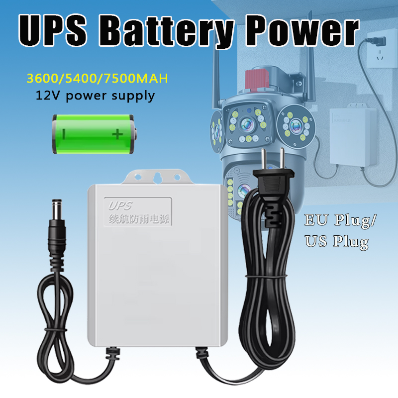 Outdoor Uninterruptible Power Supply - Waterproof UPS 3600mAh Uninterruptible Battery Power