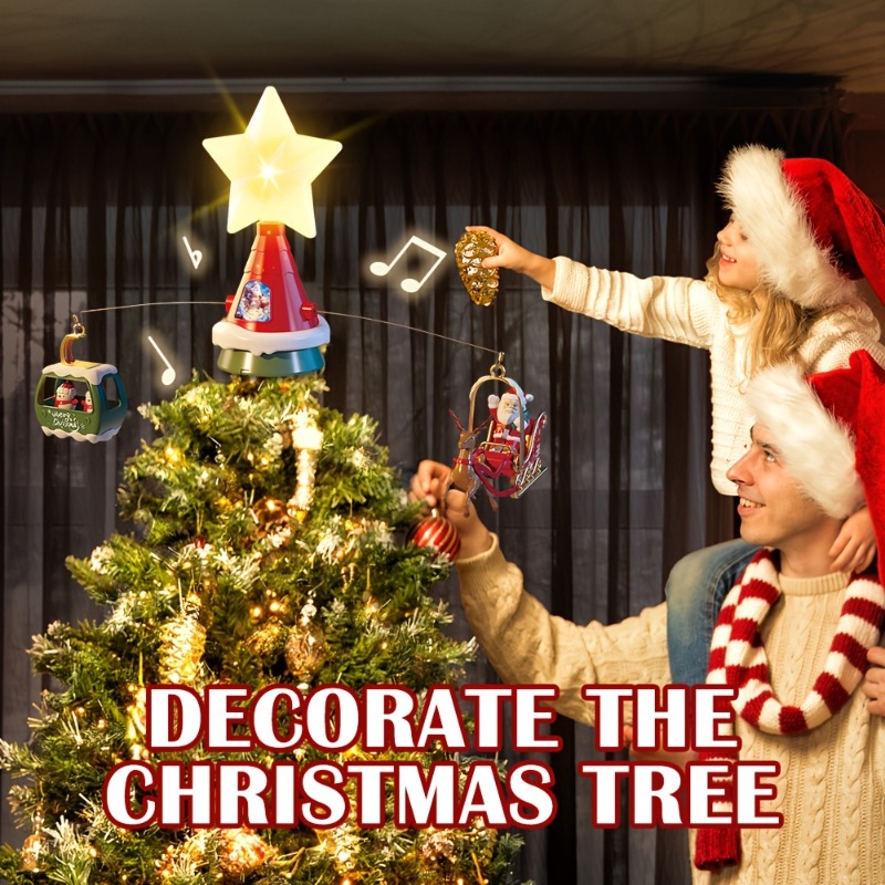 Christmas Tree Top Rotating Ca - Outdoor Power For Christmas Lights reseña y precio