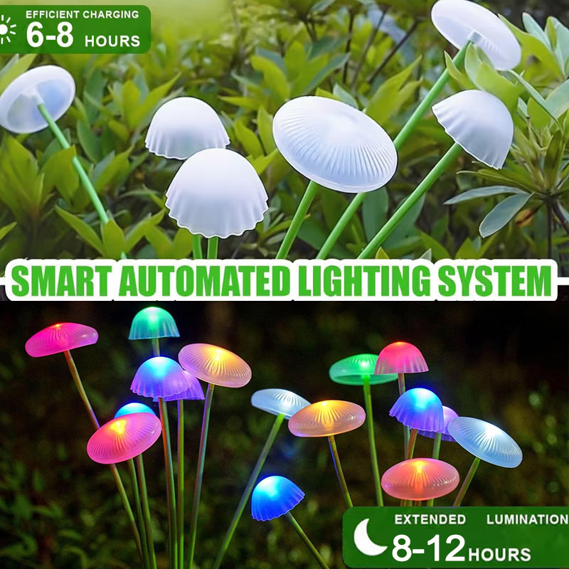 Solar Powered Outdoor LED Jell - Outdoor Yard Power Stake reseña y precio