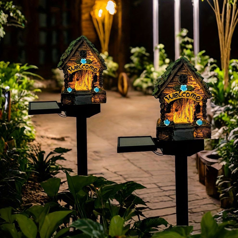 Solar Powered Mushroom Lights  - Outdoor Yard Power Stake reseña y precio