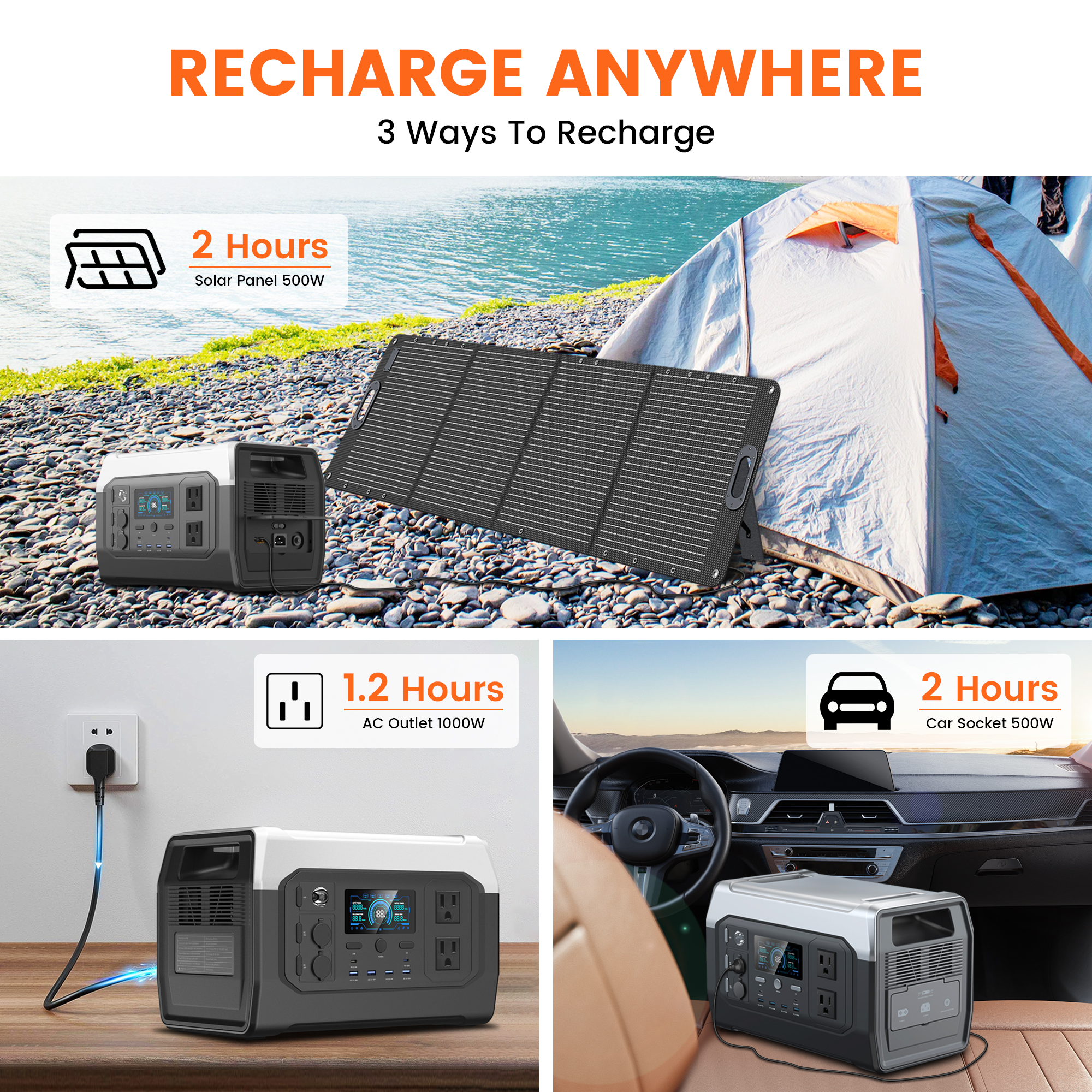 CTOLITY 1800W Portable Power S - Outdoor Power Station reseña y precio