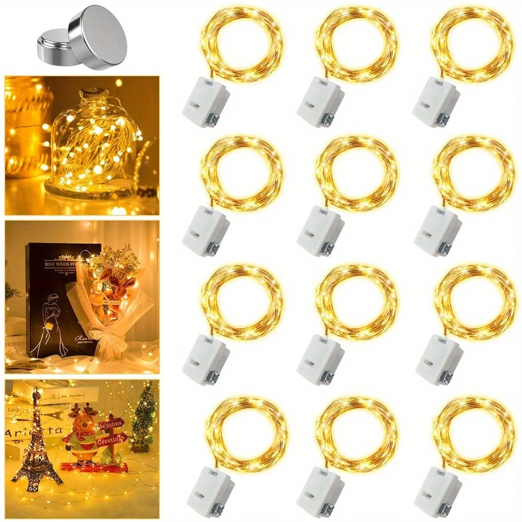 10 Pack Waterproof Mini Fairy  - Outdoor Power For Christmas Lights reseña y precio