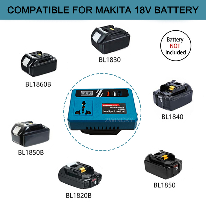 Power Inverter DC 18V To 220V  - Outdoor Power Usa reseña y precio