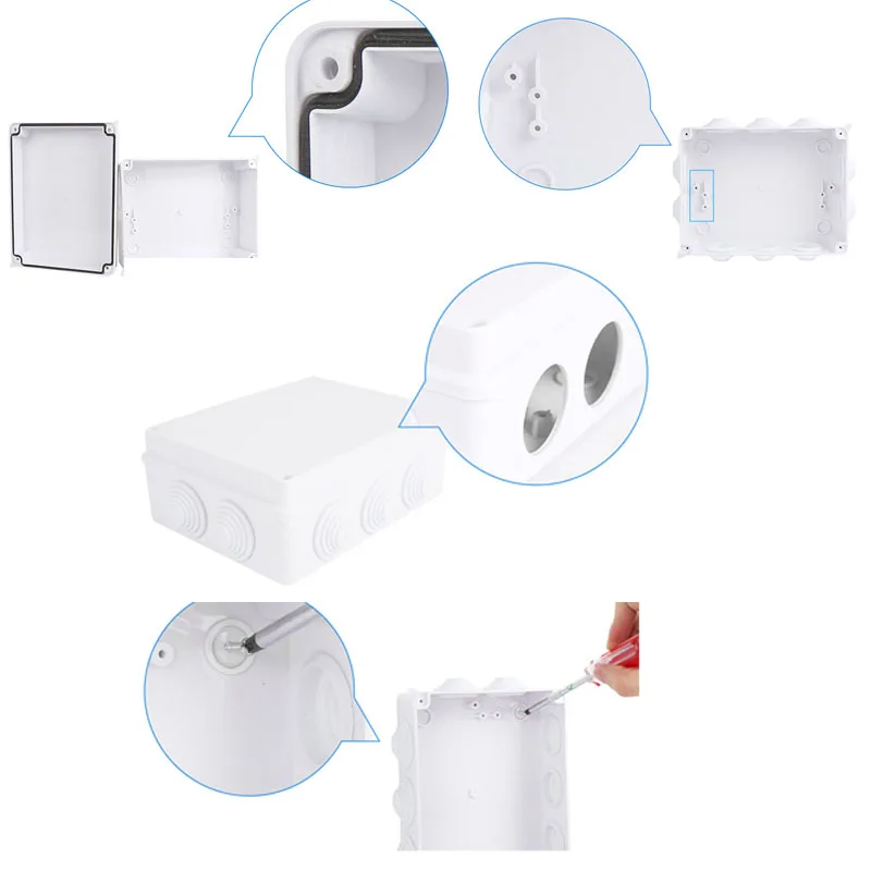 Outdoor waterproof power box A - Outdoor Power Junction Box reseña y precio