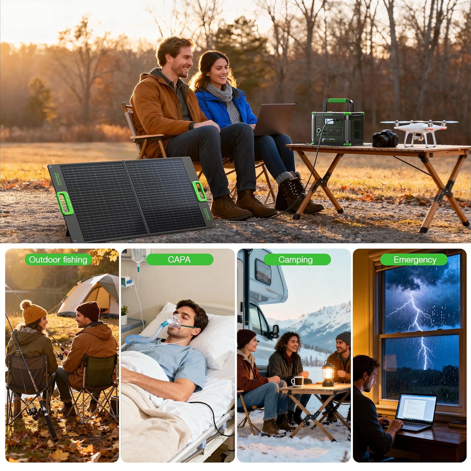 500W Portable Power Station, 5 - Outdoor Power House reseña y precio