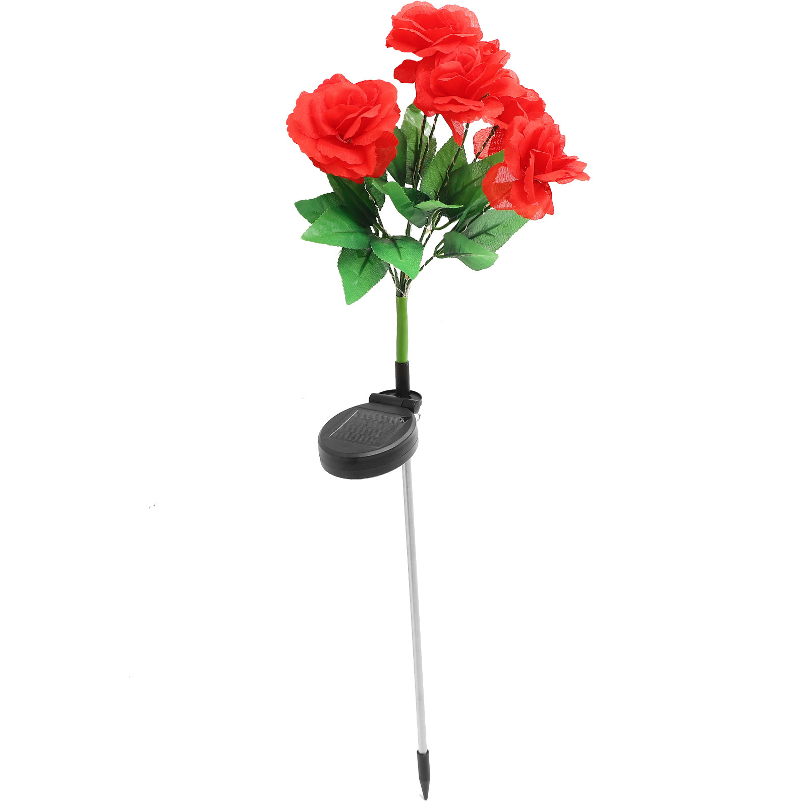 Solar Powered 7-Head Rose Flow - Outdoor Yard Power Stake reseña y precio