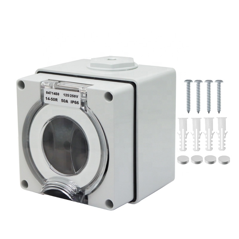50 Amp Generator RV Power Inle - Outdoor Power Inlet Box reseña y precio