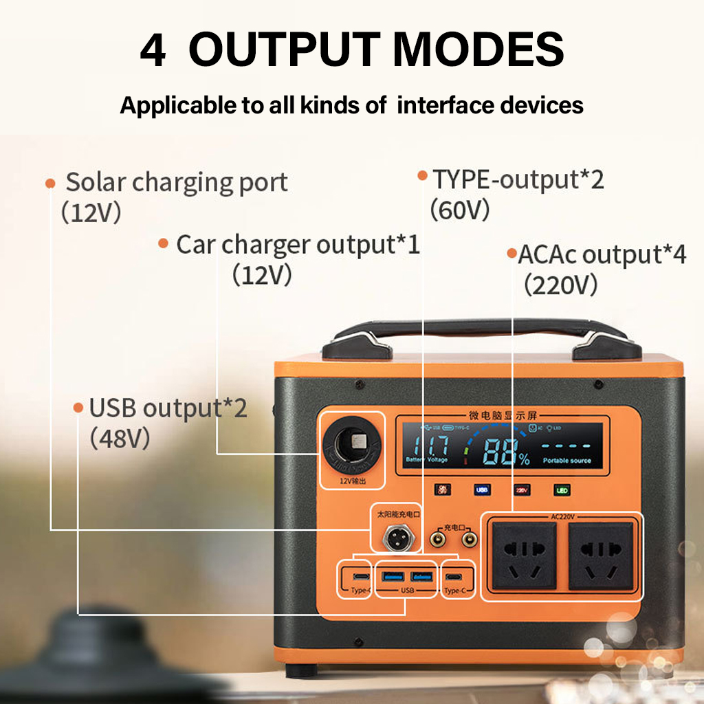 Portable Power Station 300/600 - Outdoor Power Station reseña y precio