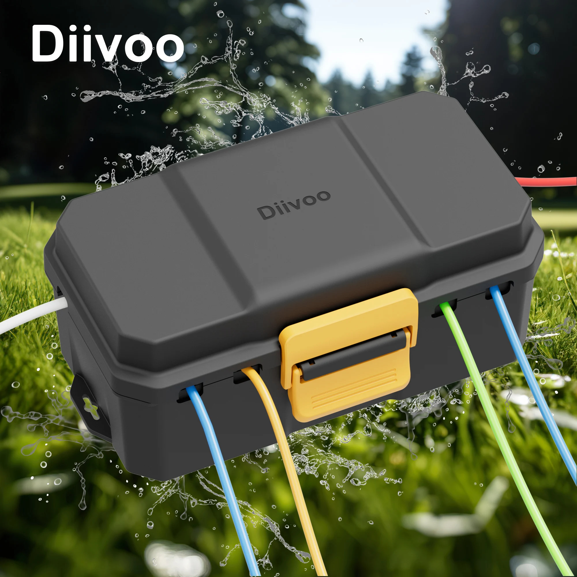 Diivoo Outdoor Waterproof Elec - Outdoor Power Inlet Box reseña y precio