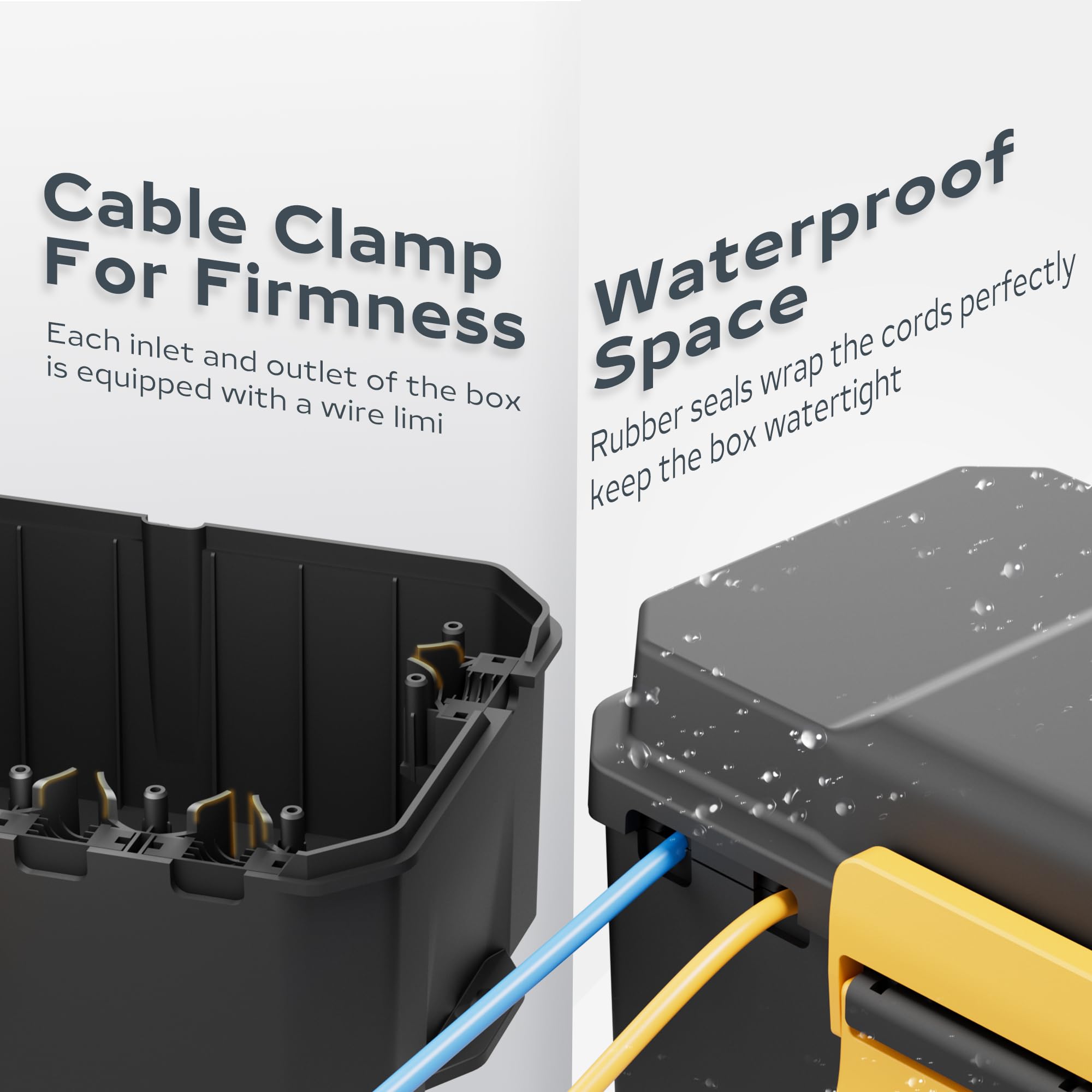 Diivoo Outdoor Waterproof Elec - Outdoor Power Inlet Box reseña y precio