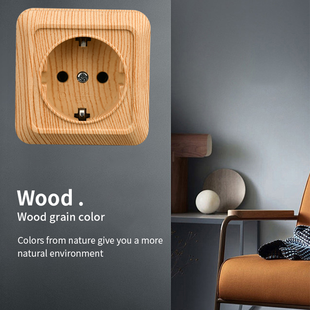 WESA Wood Wall Surface Socket  - Outdoor Power Usa reseña y precio