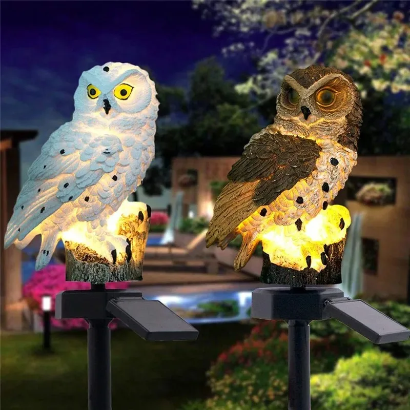 Solar Lamp Owl Animal Solar Ga - Outdoor Power House reseña y precio
