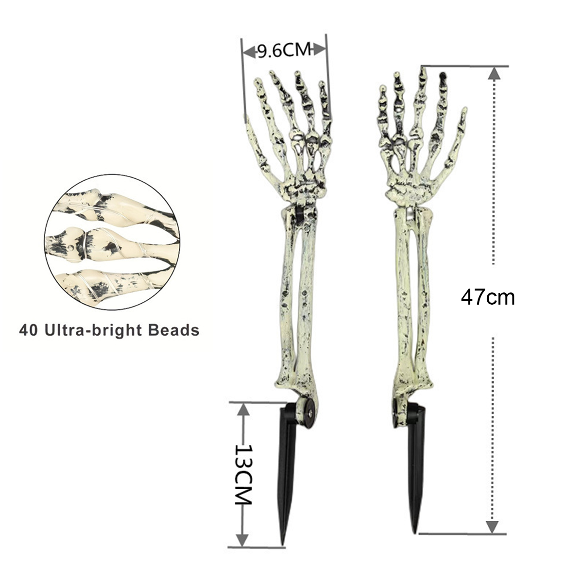 Pop Solar Ghost Hand Garden De - Outdoor Yard Power Stake reseña y precio