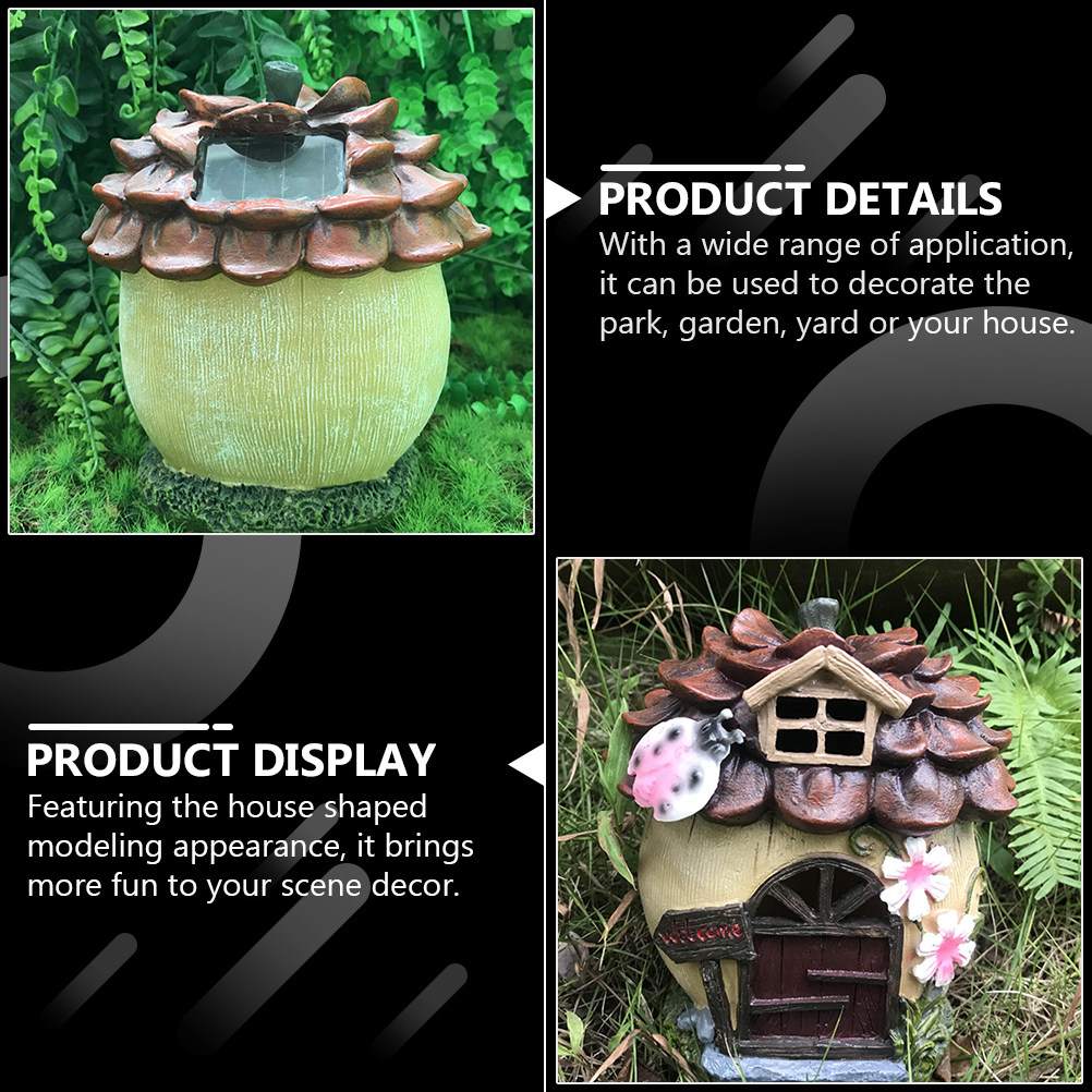 1Pcs Garden House Decor Creati - Outdoor Power House reseña y precio