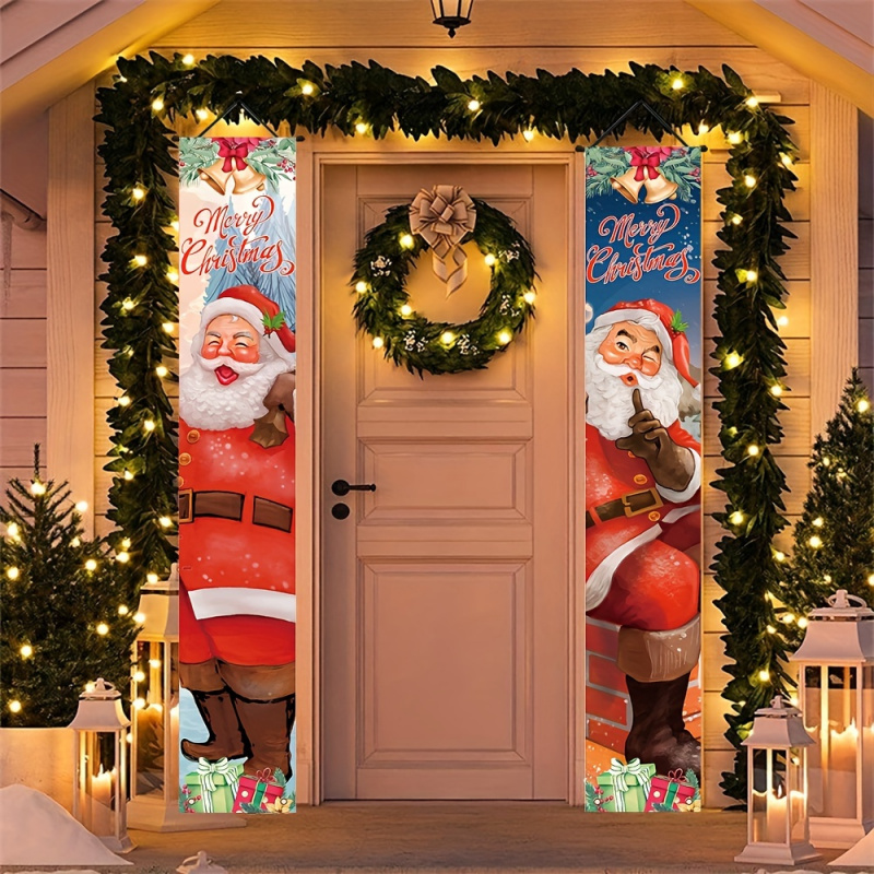 1 pair of 2Dflat, Santa Claus  - Outdoor Power House reseña y precio