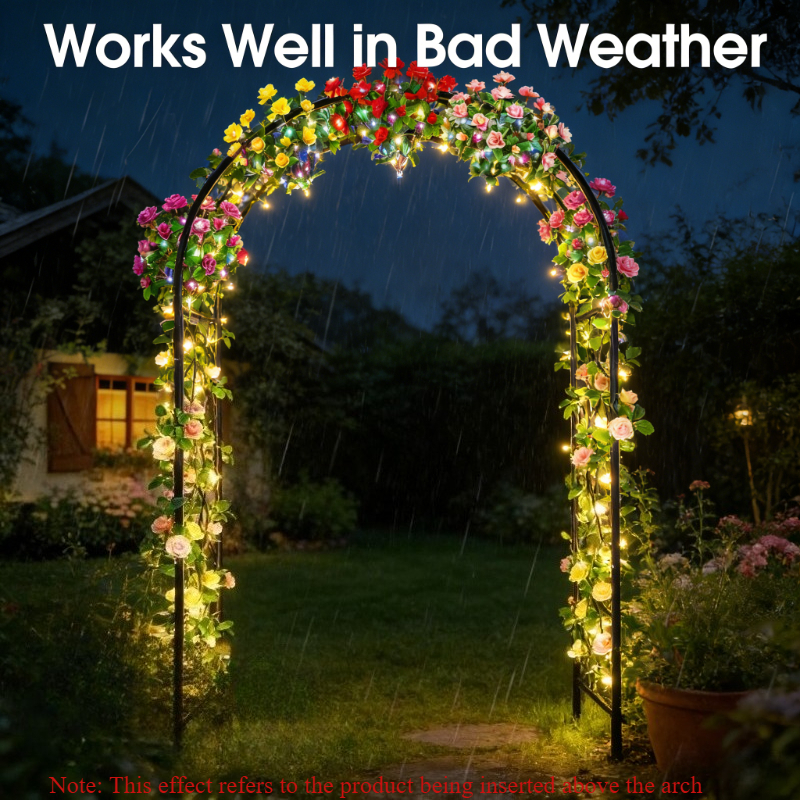 Solar‑Powered Rhododendron Flo - Outdoor Yard Power Stake reseña y precio