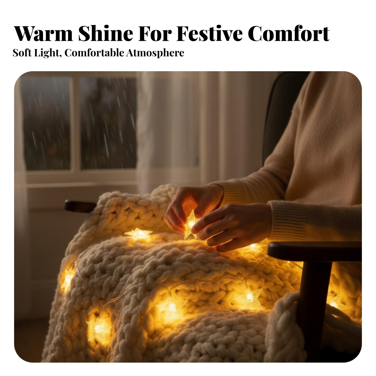 Solar Powered LED Fairy Lights - Outdoor Power For Christmas Lights reseña y precio