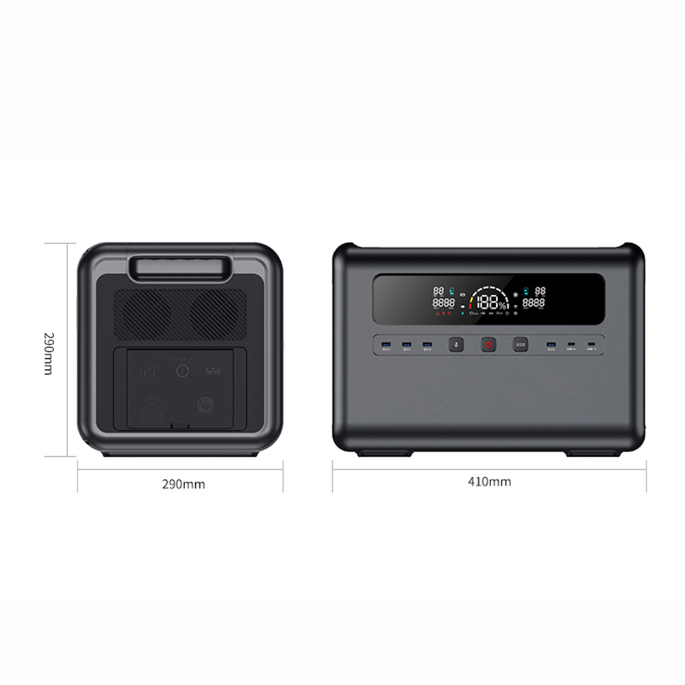 2400W Solar Power Generator, L - Outdoor Power Station reseña y precio