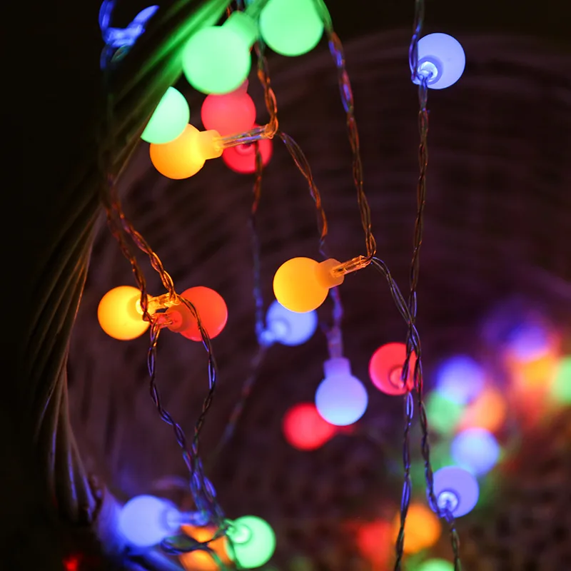 10M USB/Battery Power Ball LED - Outdoor Power For Christmas Lights reseña y precio