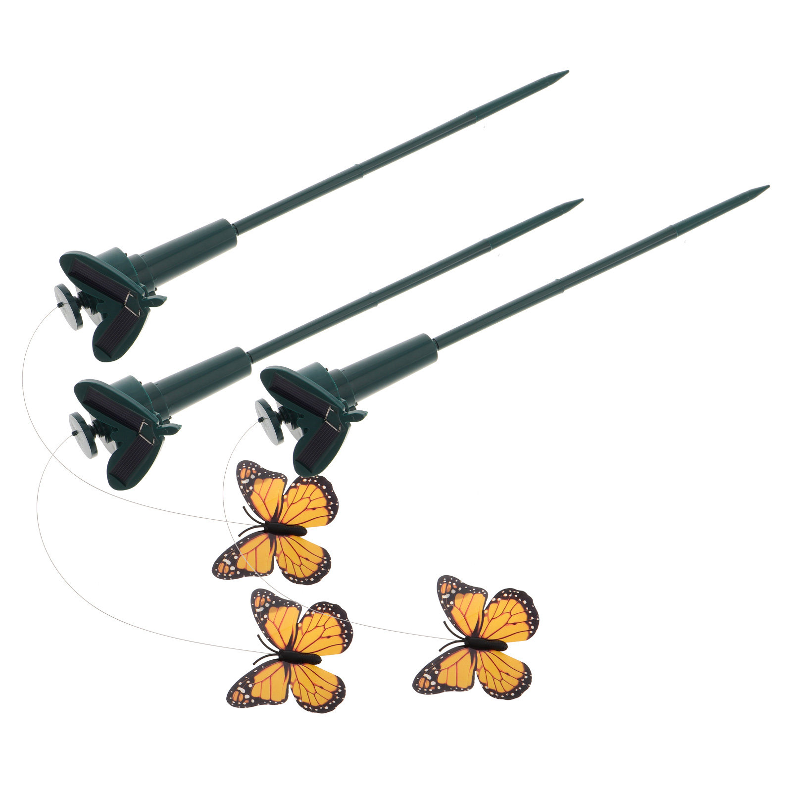 3Pcs Solar Powered Garden Stak - Outdoor Yard Power Stake reseña y precio