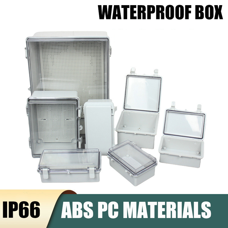 IP66 Waterproof Transparent/Gr - Outdoor Power Junction Box reseña y precio