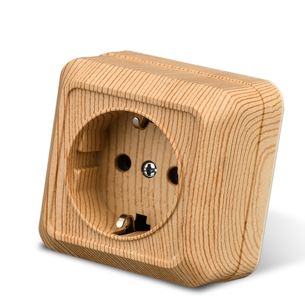 WESA Wooden Wall Surface Socke - Outdoor Power Usa reseña y precio