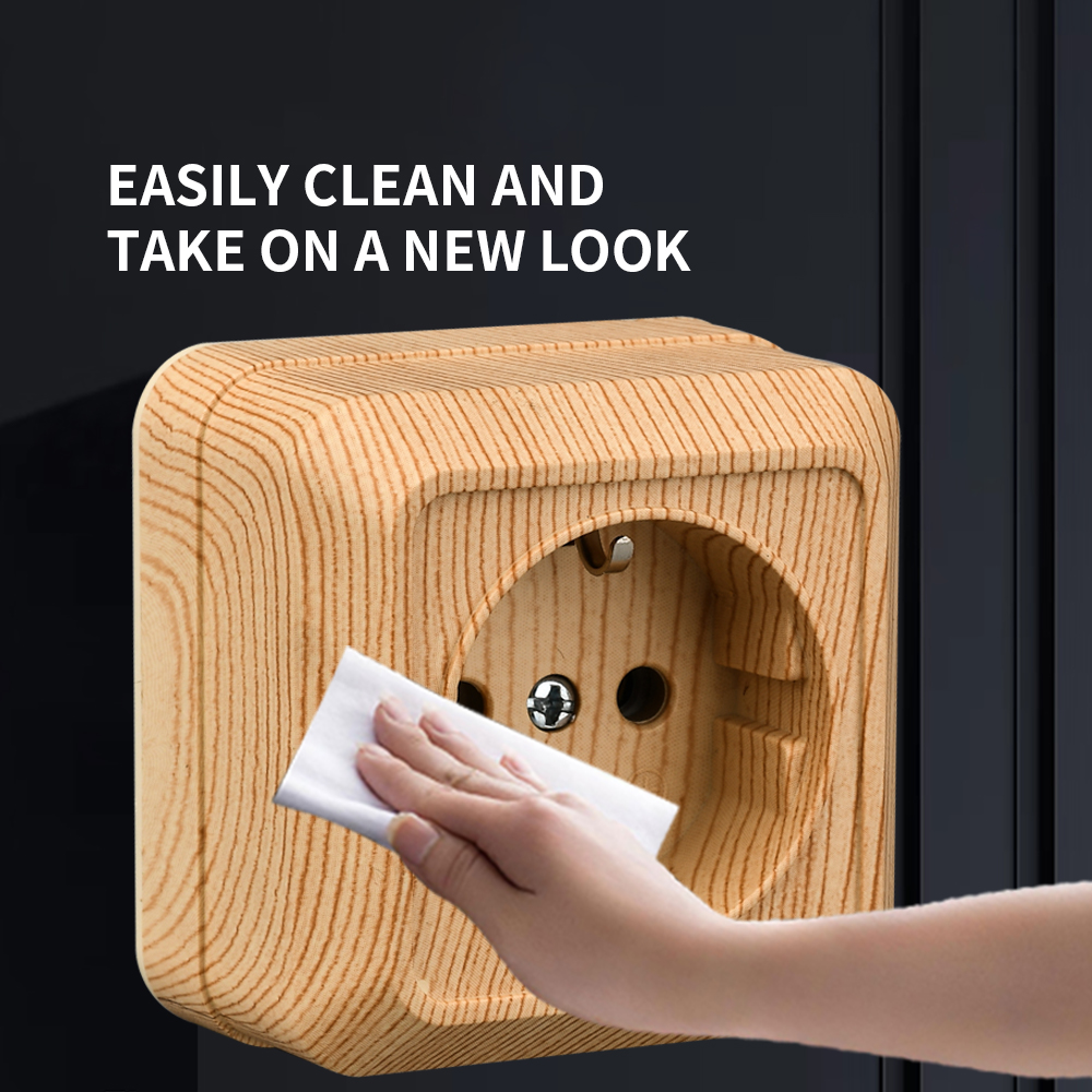 WESA Wooden Wall Surface Socke - Outdoor Power Usa reseña y precio