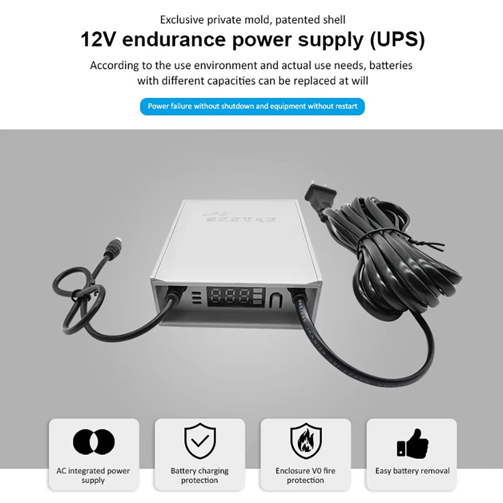 DIFANG 5400mAH UPS Powe Adapte - Outdoor Uninterruptible Power Supply reseña y precio