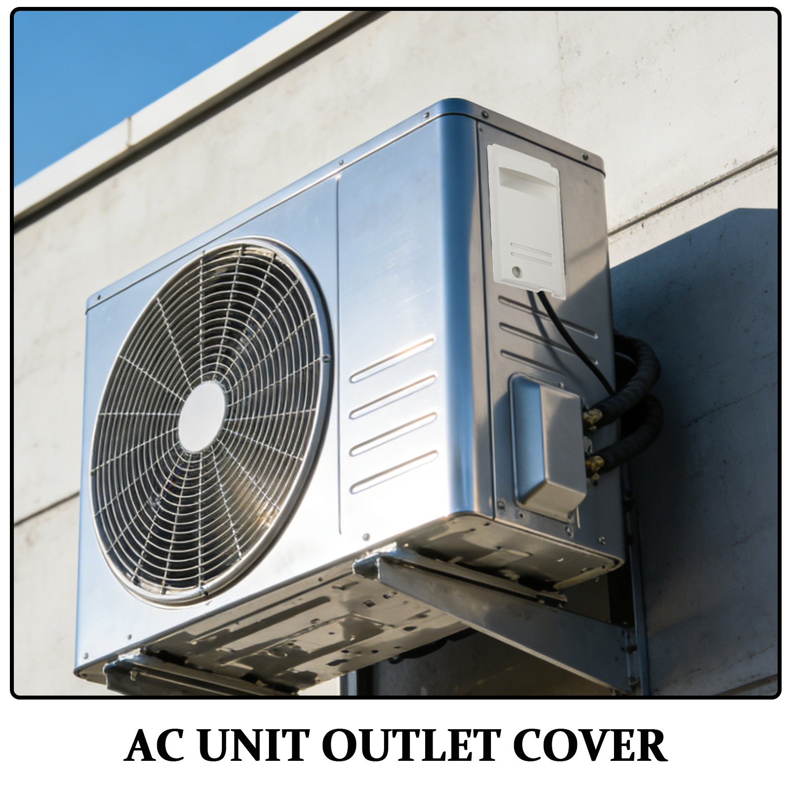 Air Conditioner Outdoor Wiring - Outdoor Power Line Cover reseña y precio