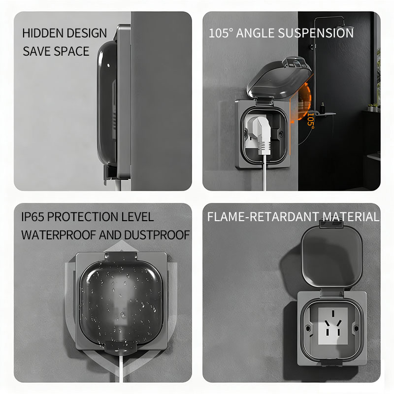IP65 Waterproof Outdoor Socket - Outdoor Power Inlet Box reseña y precio