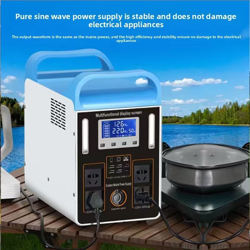 220V 600-1000W 50AH LiFePO4 so - Outdoor Power Station reseña y precio