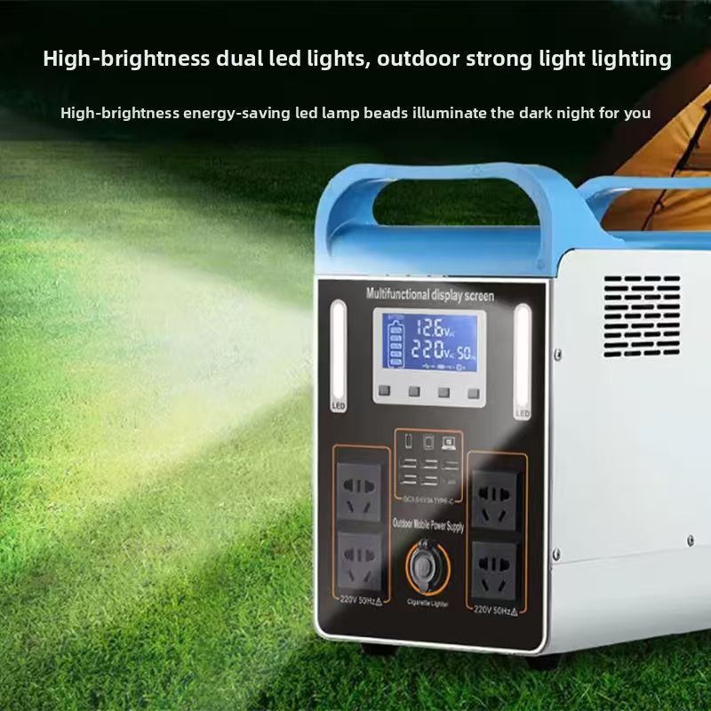 220V 600-1000W 50AH LiFePO4 so - Outdoor Power Station reseña y precio