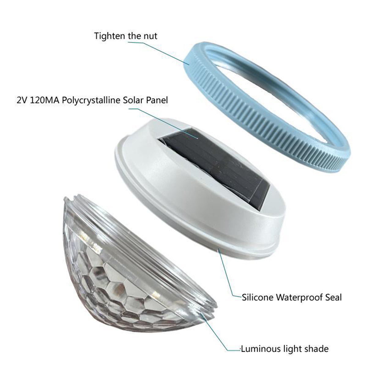 Solar Floating Pool Light Rech - Outdoor Power For Christmas Lights reseña y precio