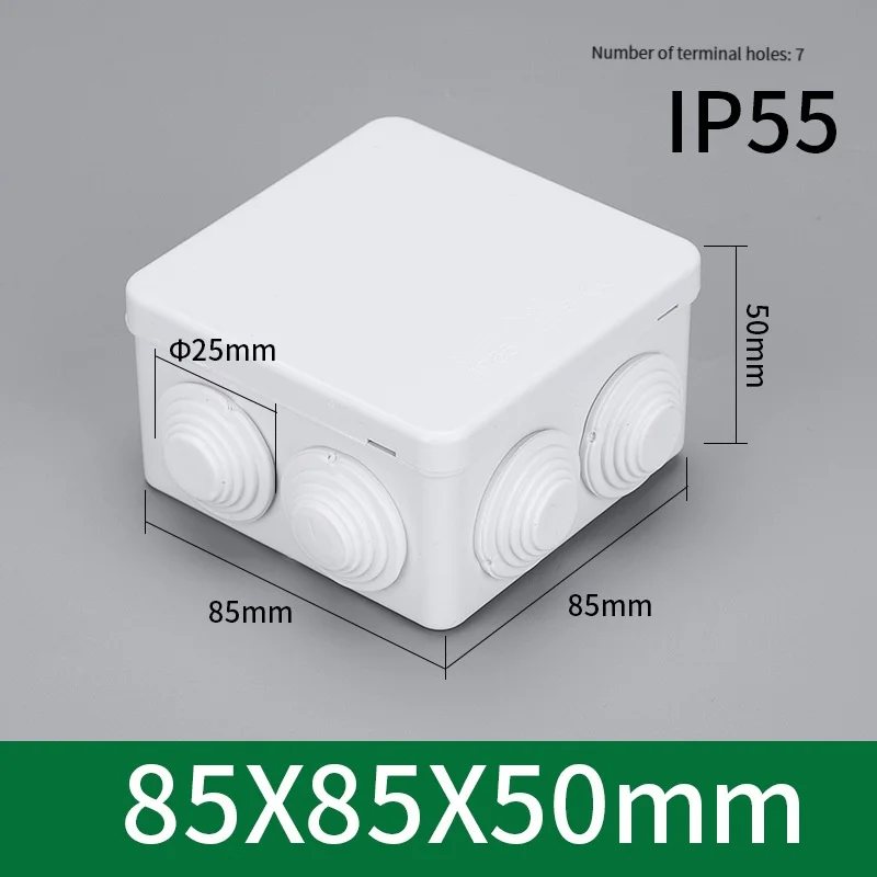 85 * 85 * 50 Outdoor Ip55 Plas - Outdoor Power Junction Box reseña y precio