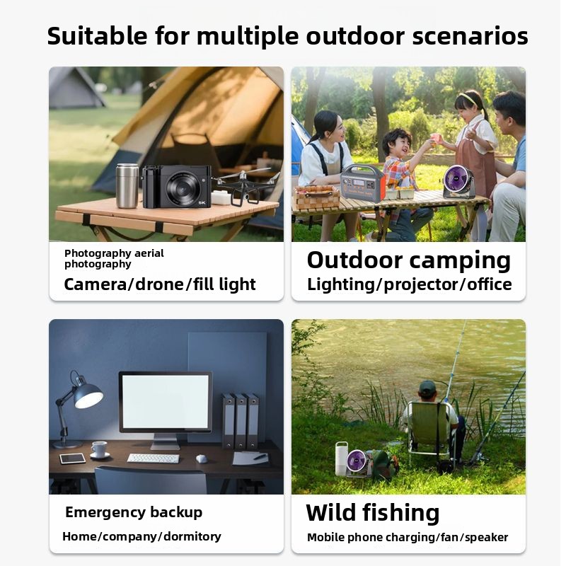 High-Capacity 400W Portable Po - Outdoor Power Station reseña y precio