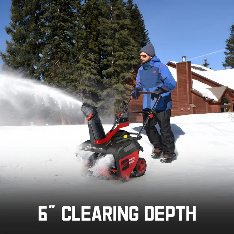 -USA Warehouse PowerSmart Gas  - Snow Blower Single reseña y precio