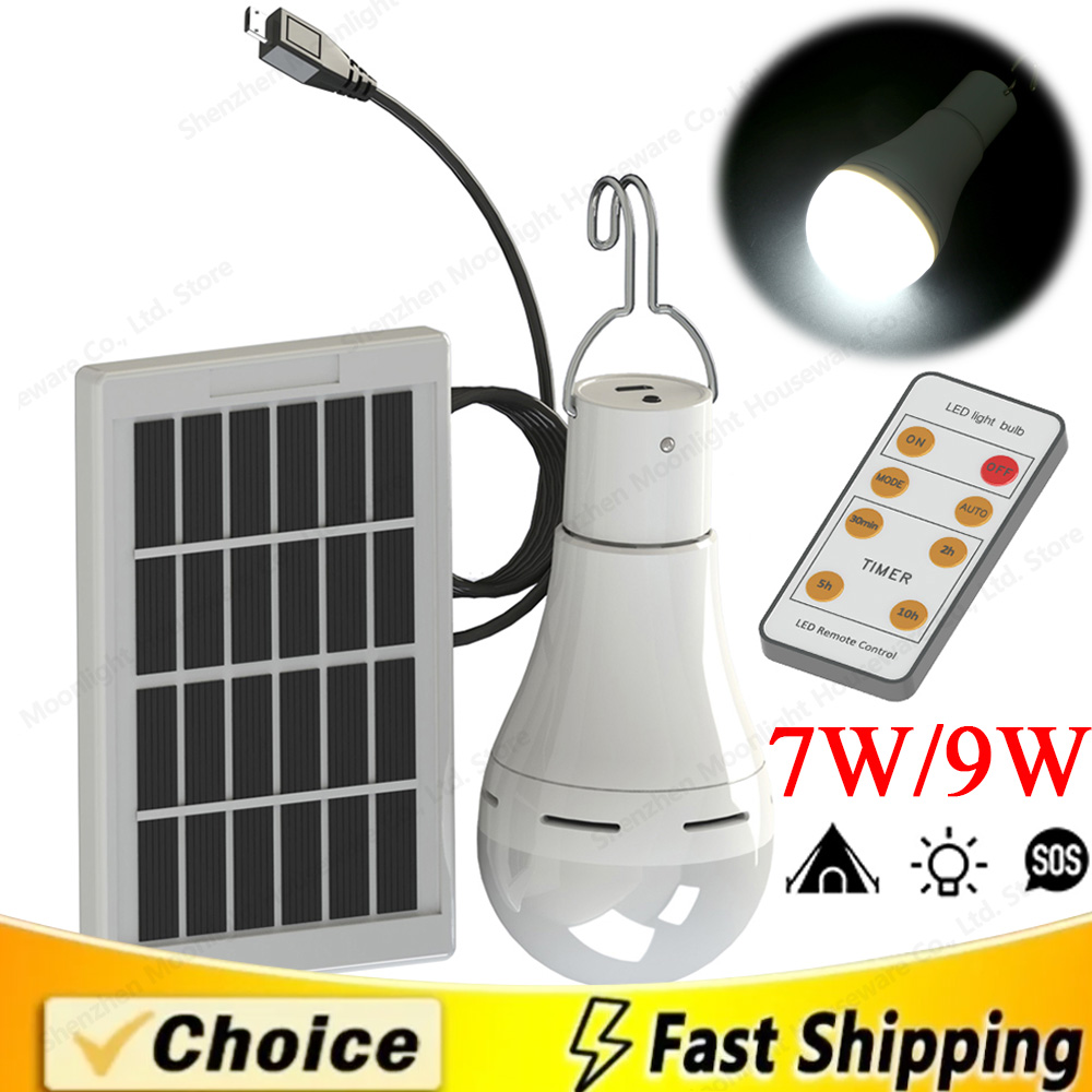 LED Solar Bulb Light Waterproo - Outdoor Power House reseña y precio