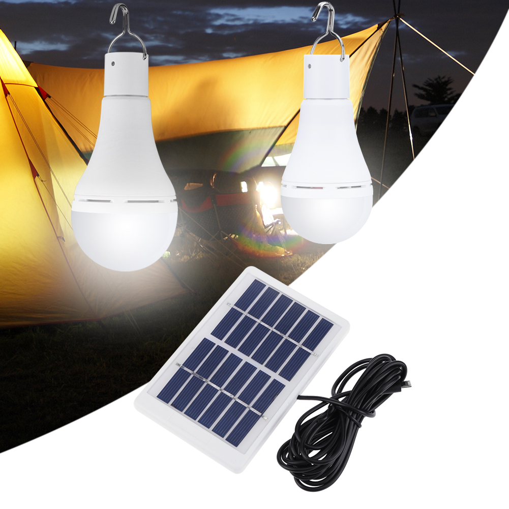 LED Solar Bulb Light Waterproo - Outdoor Power House reseña y precio