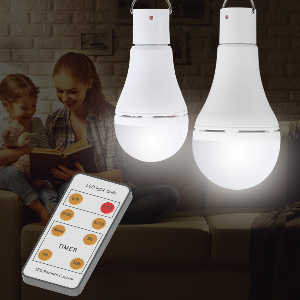 LED Solar Bulb Light Waterproo - Outdoor Power House reseña y precio