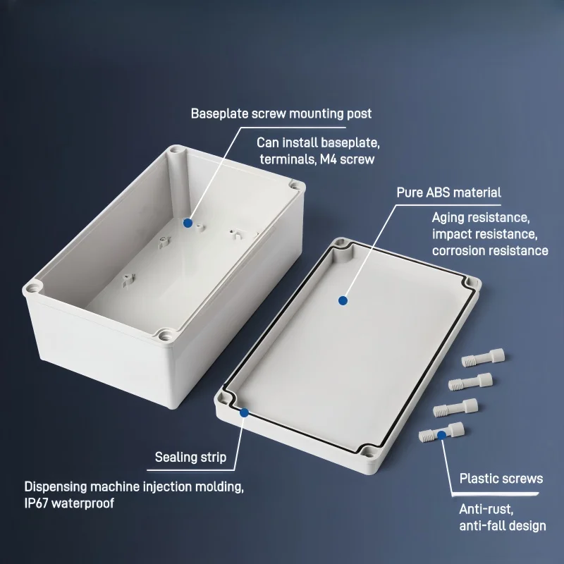 IP66 waterproof cable junction - Outdoor Power Junction Box reseña y precio