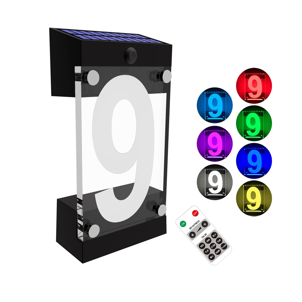 Solar Powered RGB Color House  - Outdoor Power House reseña y precio