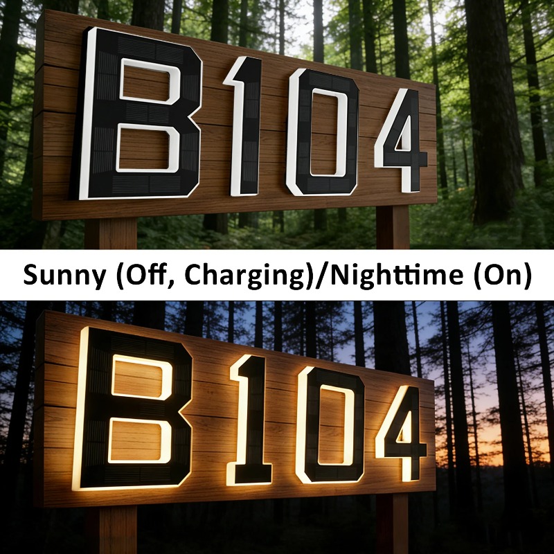 LED Number Door Plate 12V Powe - Outdoor Power House reseña y precio