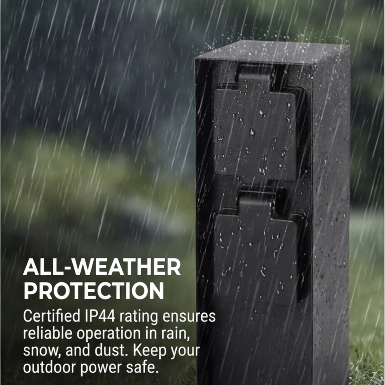 FUNAYA Outdoor IP44 Waterproof - Outdoor Power Inlet Box reseña y precio