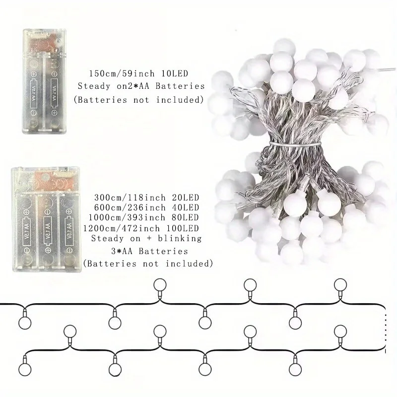USB/Battery Power String Light - Outdoor Power For Christmas Lights reseña y precio