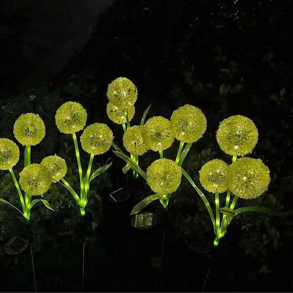 Outdoor Solar Dandelion Flower - Outdoor Yard Power Stake reseña y precio