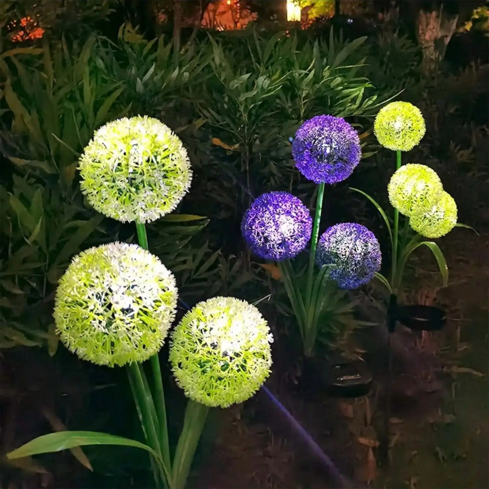 Outdoor Solar Dandelion Flower - Outdoor Yard Power Stake reseña y precio