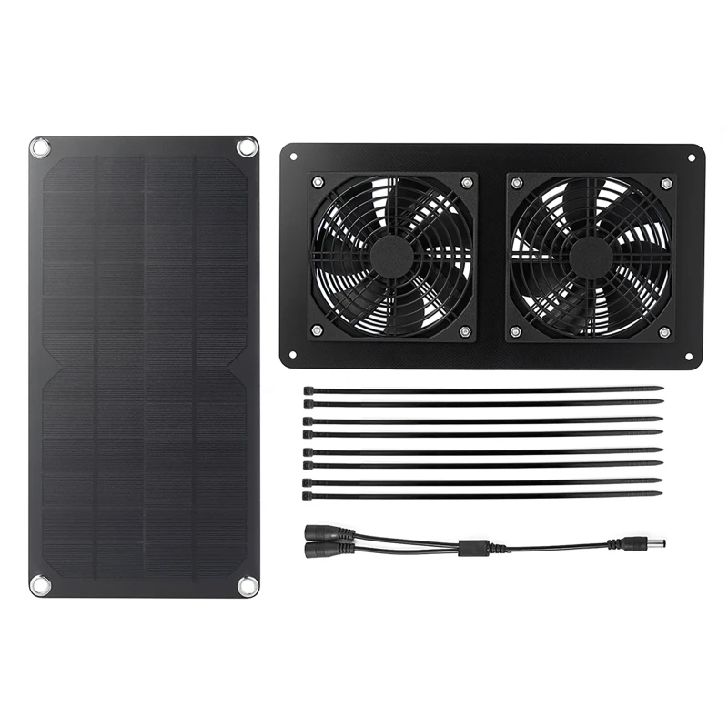 100W Solar Panel Exhaust Fan A - Outdoor Power House reseña y precio