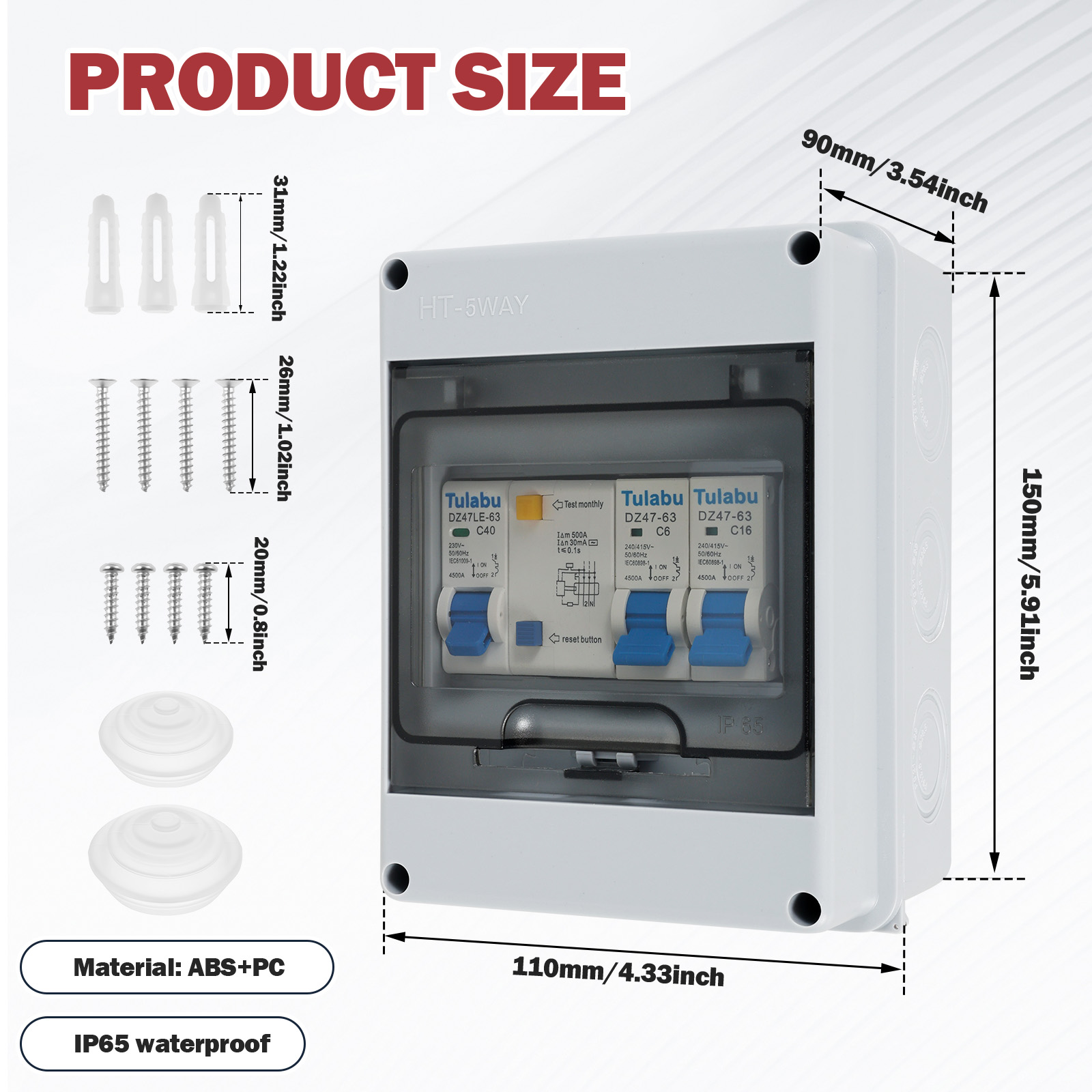 Outdoor Household Switch Water - Outdoor Power Junction Box reseña y precio