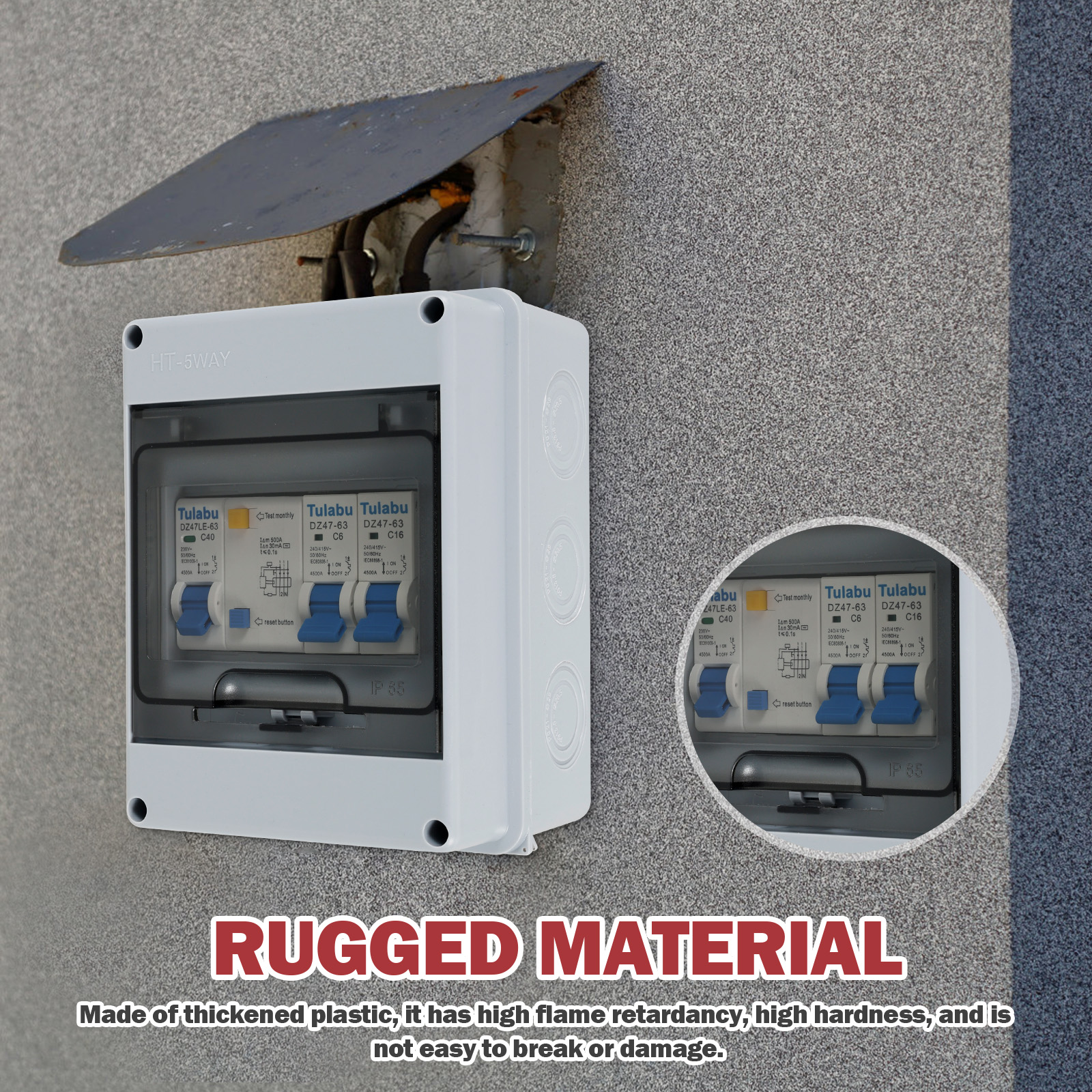 Outdoor Household Switch Water - Outdoor Power Junction Box reseña y precio
